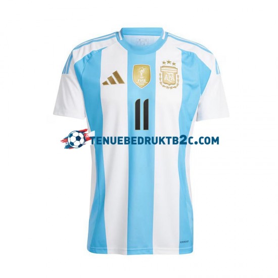 Thuisshirt Argentinië Di Maria 11 Copa America Mannen 2024 S-S