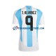 Thuisshirt Argentinië Julian Alvarez 9 Copa America Mannen 2024 S-S