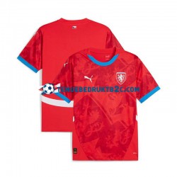 Thuisshirt Tsjechië Mannen Europacup 2024 S-S Rood