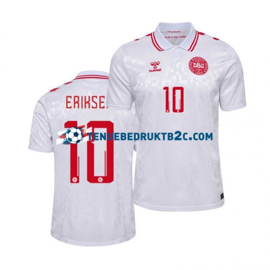 Uitshirt Denemarken Eriksen 10 Mannen Europacup 2024 S-S