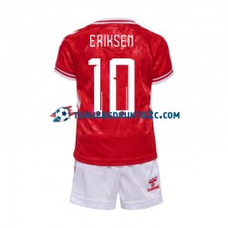 Thuisshirt Denemarken Eriksen 10 Voetbalteneu Kinderen Europacup 2024 S-S
