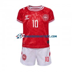Thuisshirt Denemarken Eriksen 10 Voetbalteneu Kinderen Europacup 2024 S-S