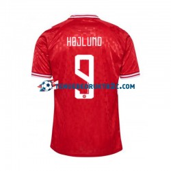 Thuisshirt Denemarken Hojlund 9 Mannen Europacup 2024 S-S