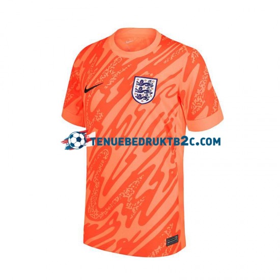 Thuisshirt Engeland Keeper Mannen Europacup 2024 S-S Oranje