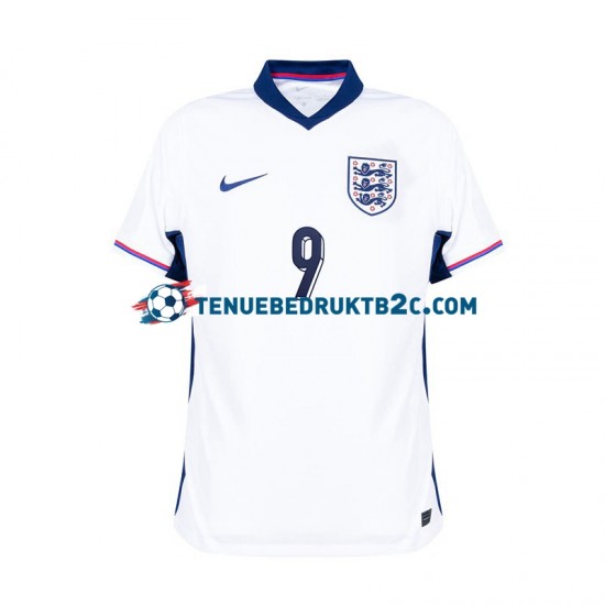 Thuisshirt Engeland Harry Kane 9 Mannen Europacup 2024 S-S Wit