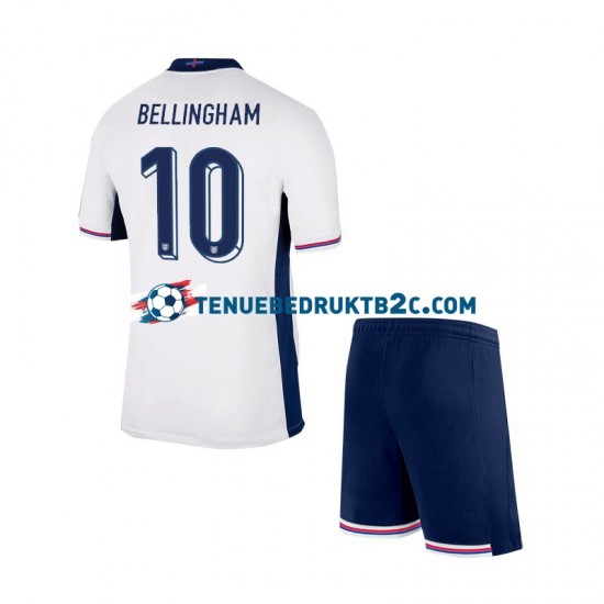 Thuisshirt Engeland Jude Bellingham 10 Voetbalteneu Kinderen Europacup 2024 S-S