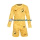 Thuisshirt Frankrijk Keeper Voetbalteneu Kinderen Europacup 2024 L-S Geel