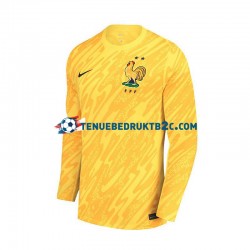 Thuisshirt Frankrijk Keeper Mannen Europacup 2024 S-S Geel