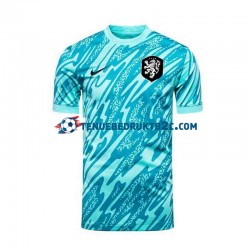 3de shirt Nederland Keeper Mannen Europacup 2024 S-S Blauw
