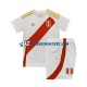 Thuisshirt Peru Copa America Voetbalteneu Kinderen 2024 S-S Wit