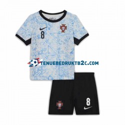 Uitshirt Portugal Bruno Fernandes 8 Voetbalteneu Kinderen Europacup 2024 S-S