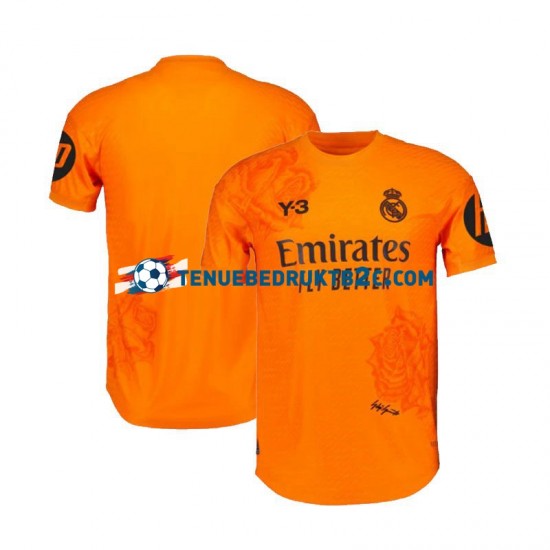 3de shirt Real Madrid Keeper Y3 Mannen Voetbalteneu Kinderen 2023-24 S-S Oranje