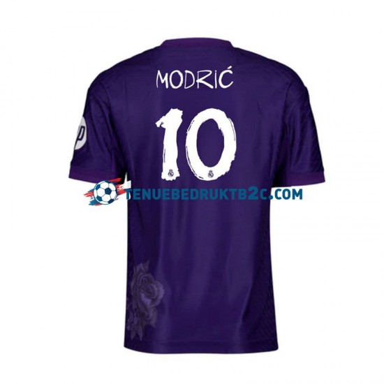 4de shirt Real Madrid Lucas Modric 10 Y-3 Mannen 2023-24 S-S Paars