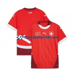 Thuisshirt Zwitserland Mannen Europacup 2024 S-S Rood