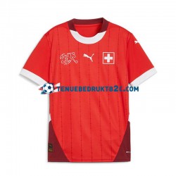 Thuisshirt Zwitserland Mannen Europacup 2024 S-S Rood