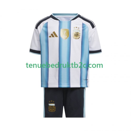 Thuisshirt Argentinië Voetbalteneu Kinderen WK 2026 S-S