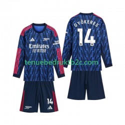 Uitshirt Arsenal Gyokeres 14 Voetbalteneu Kinderen 2025-26 L-S