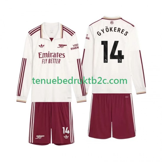 3de shirt Arsenal Gyokeres 14 Voetbalteneu Kinderen 2025-26 L-S