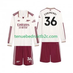 3de shirt Arsenal Zubimendi 36 Voetbalteneu Kinderen 2025-26 L-S