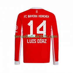 Thuisshirt FC Bayern München Luis Diaz 14 Mannen 2025-26 L-S