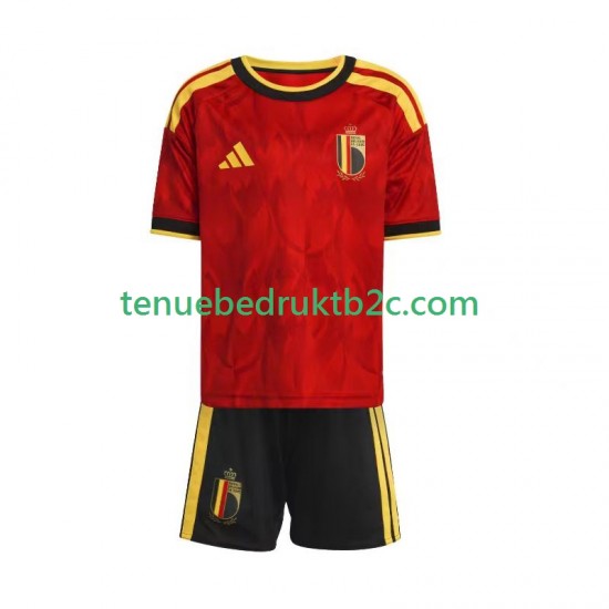 Thuisshirt België Voetbalteneu Kinderen WK 2026 S-S