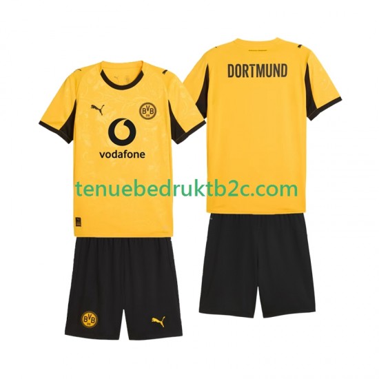 Thuisshirt Borussia Dortmund Cup Voetbalteneu Kinderen 2025-26 S-S