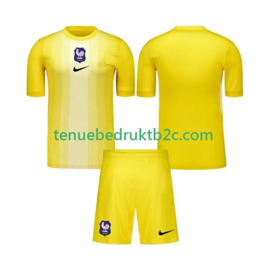 Thuisshirt Frankrijk Keeper Voetbalteneu Kinderen 2025 S-S