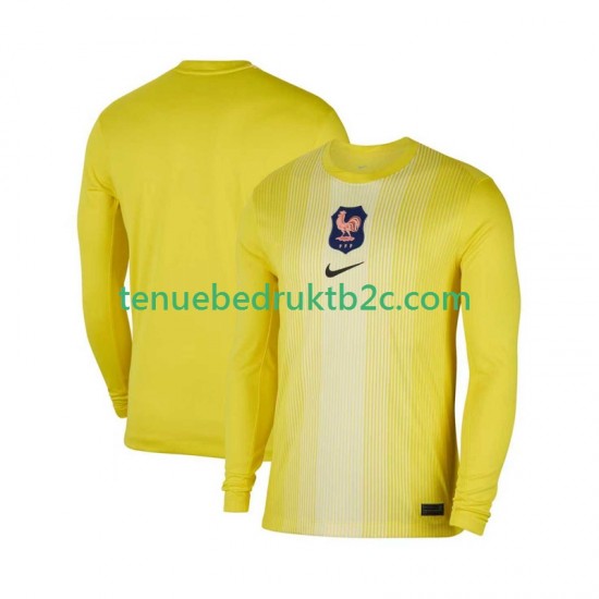 Thuisshirt Frankrijk Keeper Mannen 2025 L-S