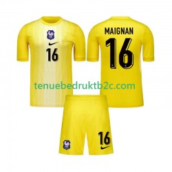 Thuisshirt Frankrijk Keeper Lucas Chevalier 16 Voetbalteneu Kinderen 2025 S-S
