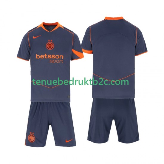 3de shirt Inter Milan Voetbalteneu Kinderen 2025-26 S-S