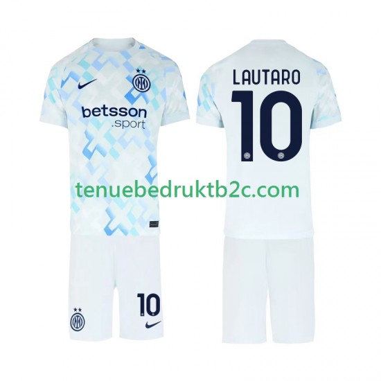 Uitshirt Inter Milan Lautaro Martinez 10 Voetbalteneu Kinderen 2025-26 S-S