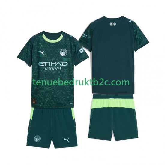 4de shirt Manchester City Voetbalteneu Kinderen 2025-26 S-S