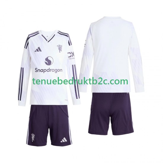 Uitshirt Manchester United Voetbalteneu Kinderen 2025-26 L-S