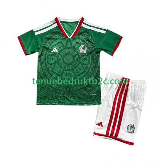 Thuisshirt Mexico Voetbalteneu Kinderen WK 2026 S-S