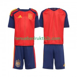 Thuisshirt Spanje Voetbalteneu Kinderen WK 2026 S-S