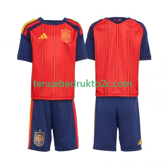 Thuisshirt Spanje Voetbalteneu Kinderen WK 2026 S-S