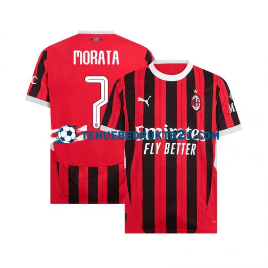 Thuisshirt AC Milan UCL Font MORATA 7 Mannen 2024-25 S-S