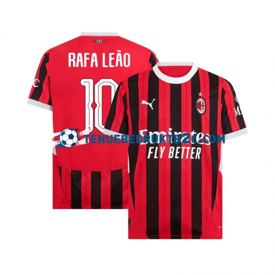 Thuisshirt AC Milan UCL Font RAFA LEAO 10 Mannen 2024-25 S-S