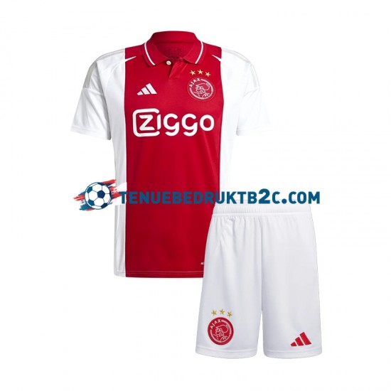 Thuisshirt AFC Ajax Voetbalteneu Kinderen 2024-25 S-S