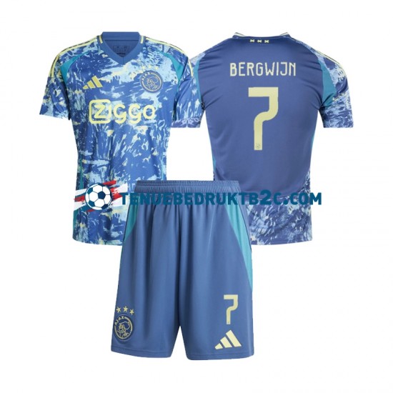 Uitshirt AFC Ajax Steven Bergwijn 7 Voetbalteneu Kinderen 2024-25 S-S