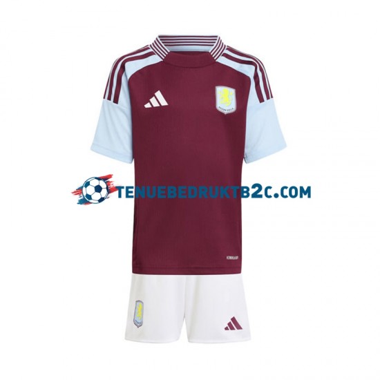 Thuisshirt Aston Villa Voetbalteneu Kinderen 2024-25 S-S