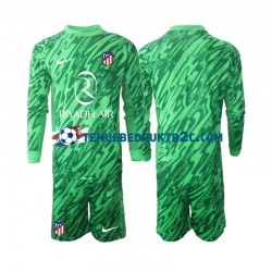 Uitshirt Atlético Madrid Keeper Voetbalteneu Kinderen 2024-25 L-S