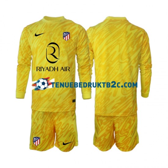 3de shirt Atlético Madrid Keeper Voetbalteneu Kinderen 2024-25 L-S
