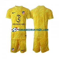 3de shirt Atlético Madrid Keeper Voetbalteneu Kinderen 2024-25 S-S
