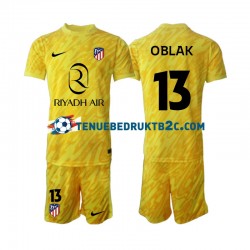3de shirt Atlético Madrid Keeper Jan Oblak 13 Voetbalteneu Kinderen 2024-25 S-S