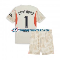 Thuisshirt Borussia Dortmund Keeper Gregor Kobel 1 Voetbalteneu Kinderen 2024-25 S-S