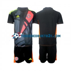 3de shirt Costa Rica Keeper Voetbalteneu Kinderen 2024 S-S Zwart