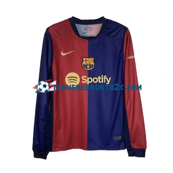 Thuisshirt FC Barcelona Mannen 2024-25 L-S