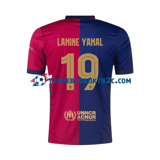 Thuisshirt FC Barcelona UCL Font Lamine Yamal 19 Mannen 2024-25 S-S