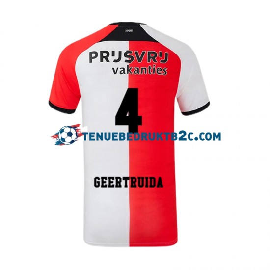 Thuisshirt Feyenoord Rotterdam Lutsharel Geertruida 4 Mannen 2024-25 S-S